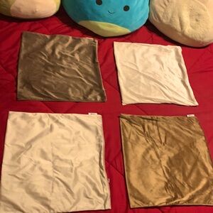 Set of 4 Velvet decorative pillowcases 4 colors